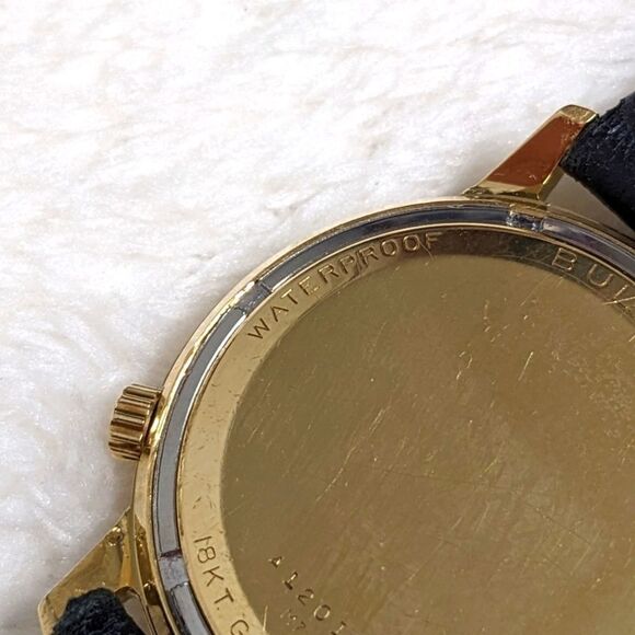 Vintage Ltd Edition 1967 Men's Accutron/Bulova w/Date 18K Gold Case-Waterproof - Picture 15 of 17